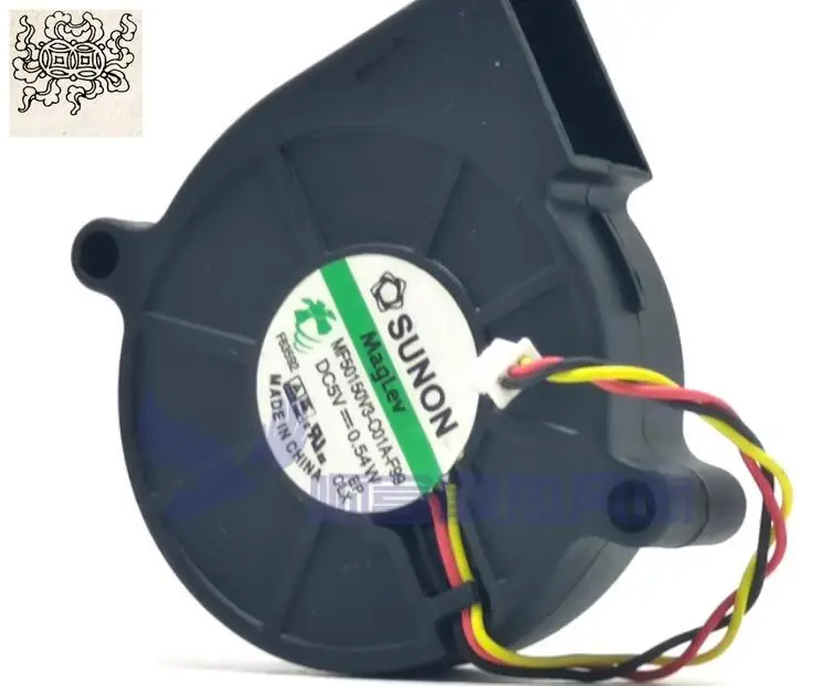 

Ltsf For SUNON MF50150V3-C01A-F99 DC 5V 0.54W 50x50x15mm 3-Wire Server Cooling Fan