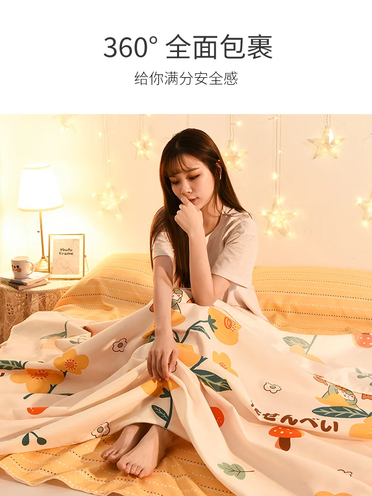 City wave partition dirty sleeping bag adult single and double travel business trip hotel bed linen cover portable non-pure