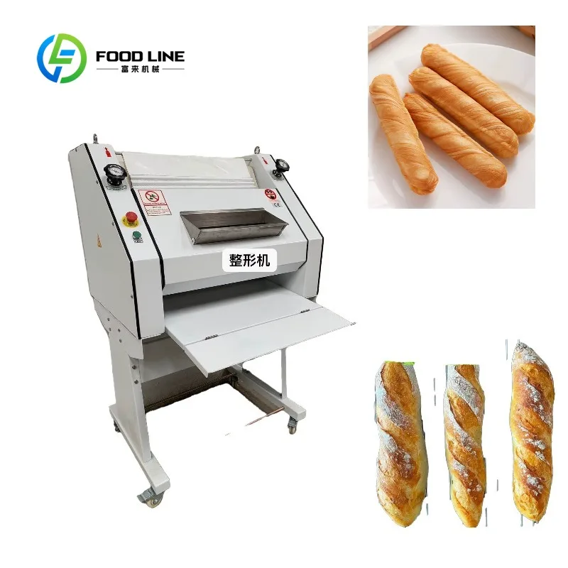 Custom All-in-one Baguette Dough Machine, Commercial Dough Rounding, Stretching, Cutting and Moulding Equipment for Bread Making