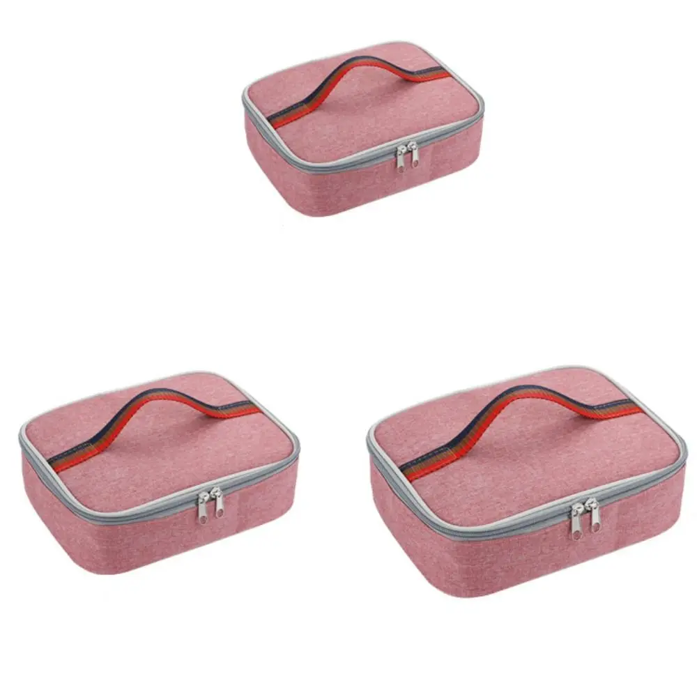 Soft Square Lunch Box Meal Container Reusable Cooler Lunch Bag Portable Thermal Insulated Lunch Pail Travel - view 3