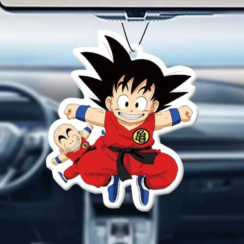 Fragancia de Dragon Ball Son Goku para coche, fragancia de Anime, luz duradera, decoración Interior de coche, colgante, decoración del hogar, regalos de dormitorio