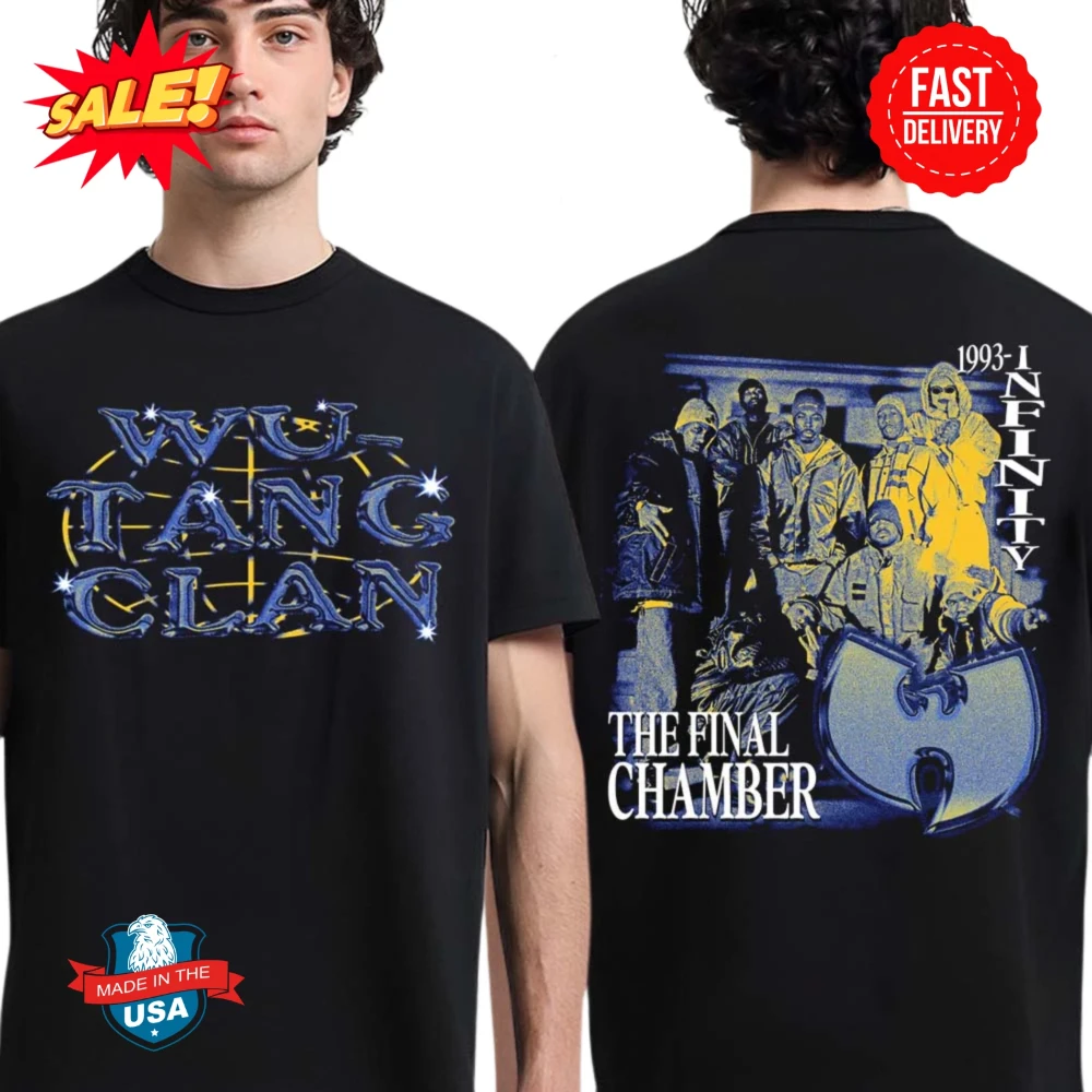 تي شيرت Wu-Tang The Final Chamber 2025 ذو الإصدار المحدود - هدية للأصدقاء - ملابس الشارع الشهير من تي شيرت رجالي