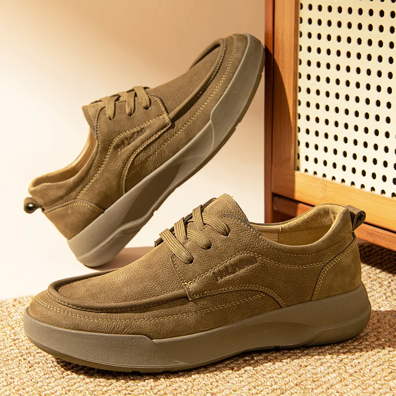 

Men's Loafers Comfortable Leathe Casual Dress Shoes Light-Weight Moccasin Slip On Driving Shoes for Male