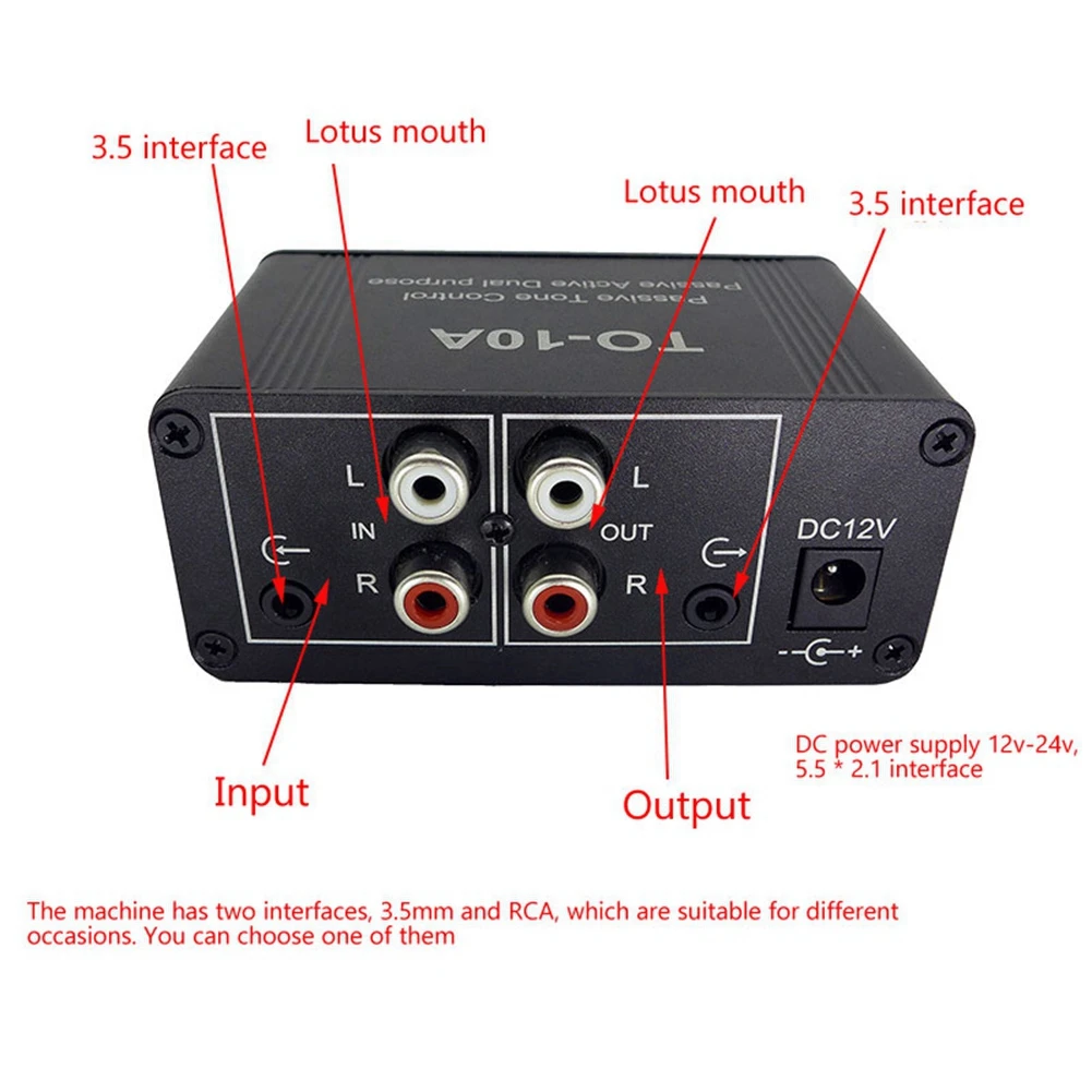 NE5532 Dual OP Amp Front Audio Amplifier, Stereo Tube Preamp