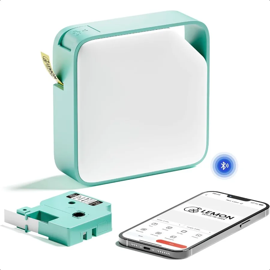 

Label Maker D1600 Label Maker hine withTape Recharge Ручной Label Maker Портативный легкий Bluetooth-этикетка для школы, дома, офиса