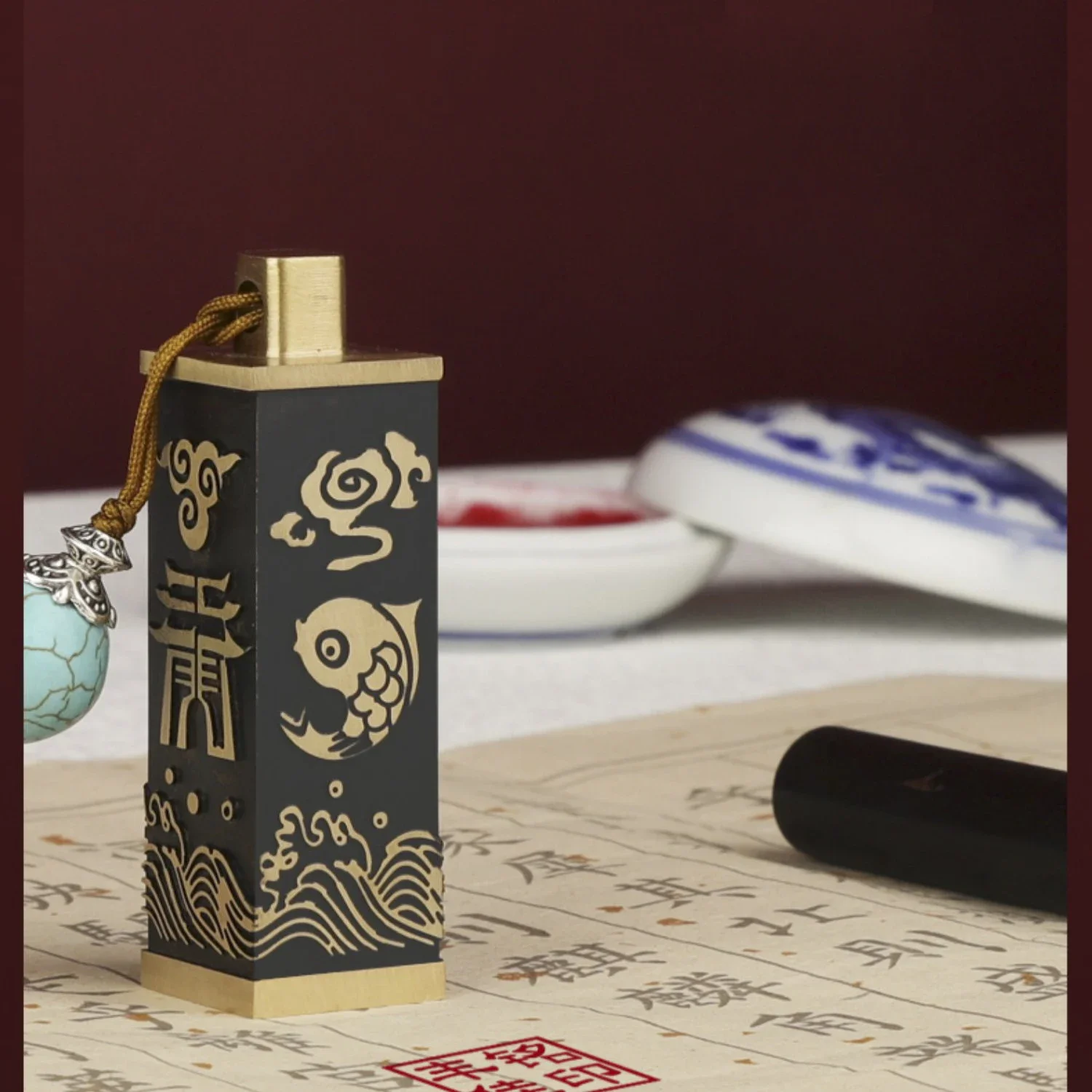 

Chinese Brass Customized Seal, Chinese custom Seal Carving, Chinese Seal With Your Name.