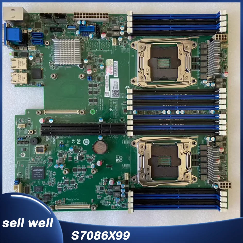 Support V3 V4 CPU server motherboard S7086X99 S7086