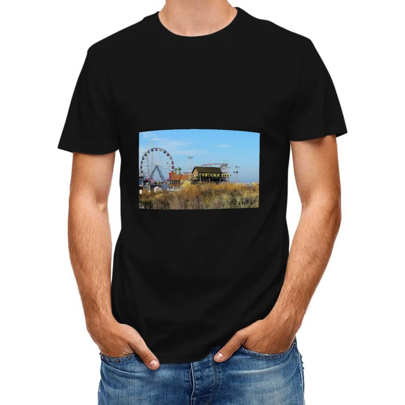 

Lost But Not Forgotten on the Jersey Shore Funtown Pier Beach Boardwalk, Seaside Heights New Jersey T-Shirt
