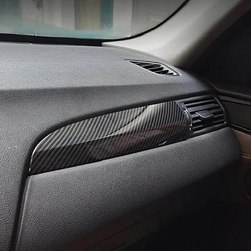 

Car Dashboard Panel Trim Strips Anti-scratch Sticker Carbon Fiber Color Decoration For BMW X3 F25 2011-2017 Interior Accessories