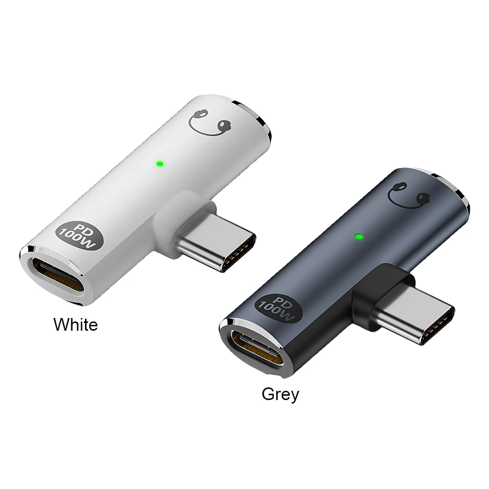 Adapter USB Typ C 2 w 1 do słuchawek 3.5mm i ładowarki z gniazdem audio Aux i PD 100W dla Xiaomi Huawei iPhone 15 16
