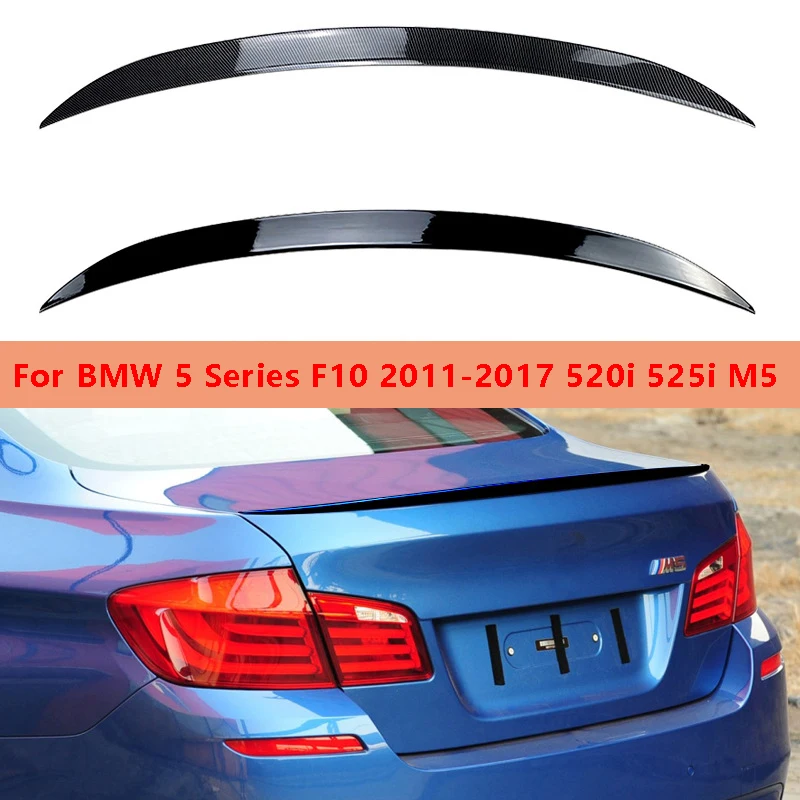 

Для BMW 5 серии F10 2011-2017 520i 525i M5 автомобильные хвостовые крылья фиксированный ветровой спойлер заднее крыло авто украшения аксессуары