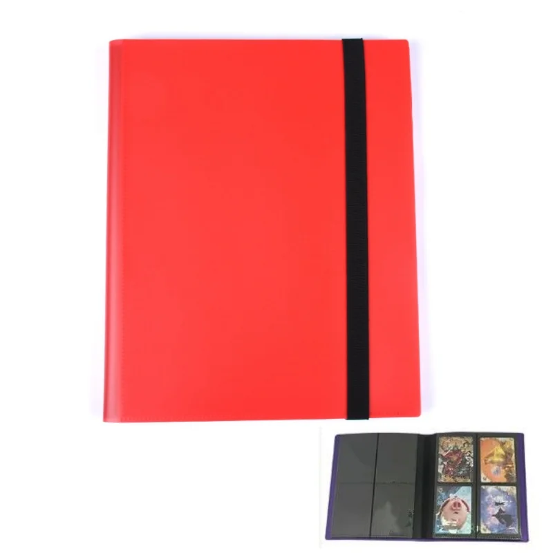 Premium multi-pocket trading card binder - biedt plaats aan 160/360/480 kaarten - duurzame PP-hoes - ideaal voor basketbal-, voetbal- en sportkaarten