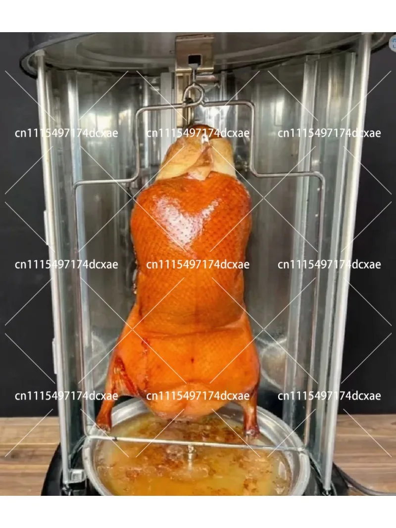 Electric Vertical Rotisserie Oven Automatic Chicken Roaster Shawarma Grill Machine for Home Kitchen