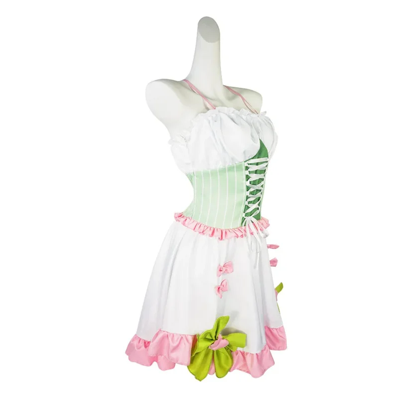 Anime Oke Roji Mitsuri Cosplay Costume pour femmes et filles, robe Lolita, tenues d'Halloween, carnaval trempé