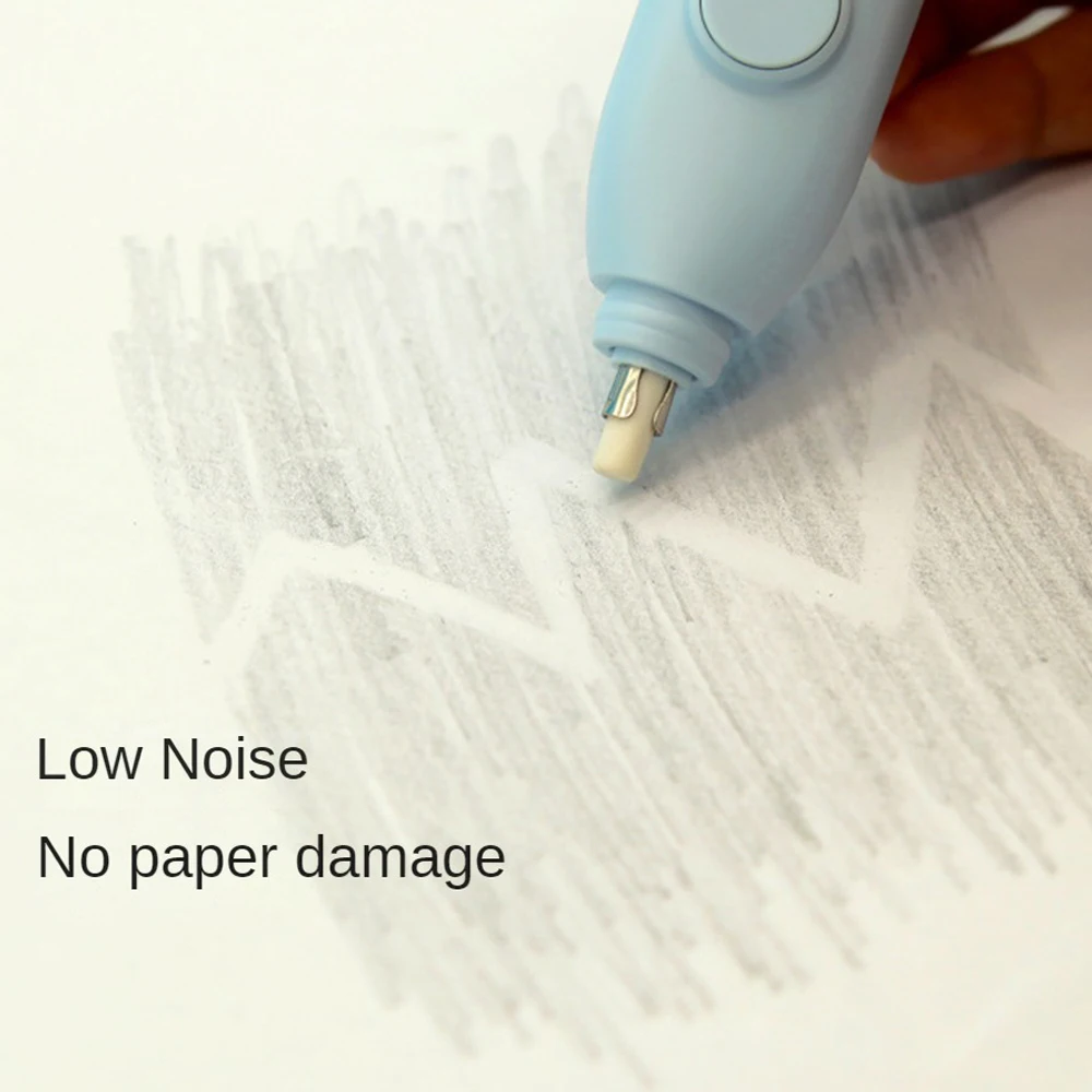 Press The Eraser Innovative Low Noise High Efficiency Motor Soft Texture Long Battery Life Drawing Tools Electric Eraser Pencil