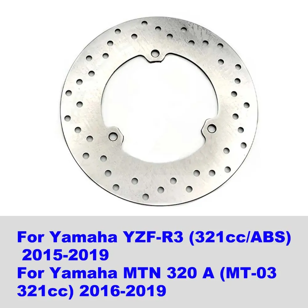 

Motorbike Accessories Motorcycle rear brake disc For Yamaha YZF R3 YZF-R3 ABS MT03 MTN 320 A MT-03 321cc 2019 2018 2017 2016