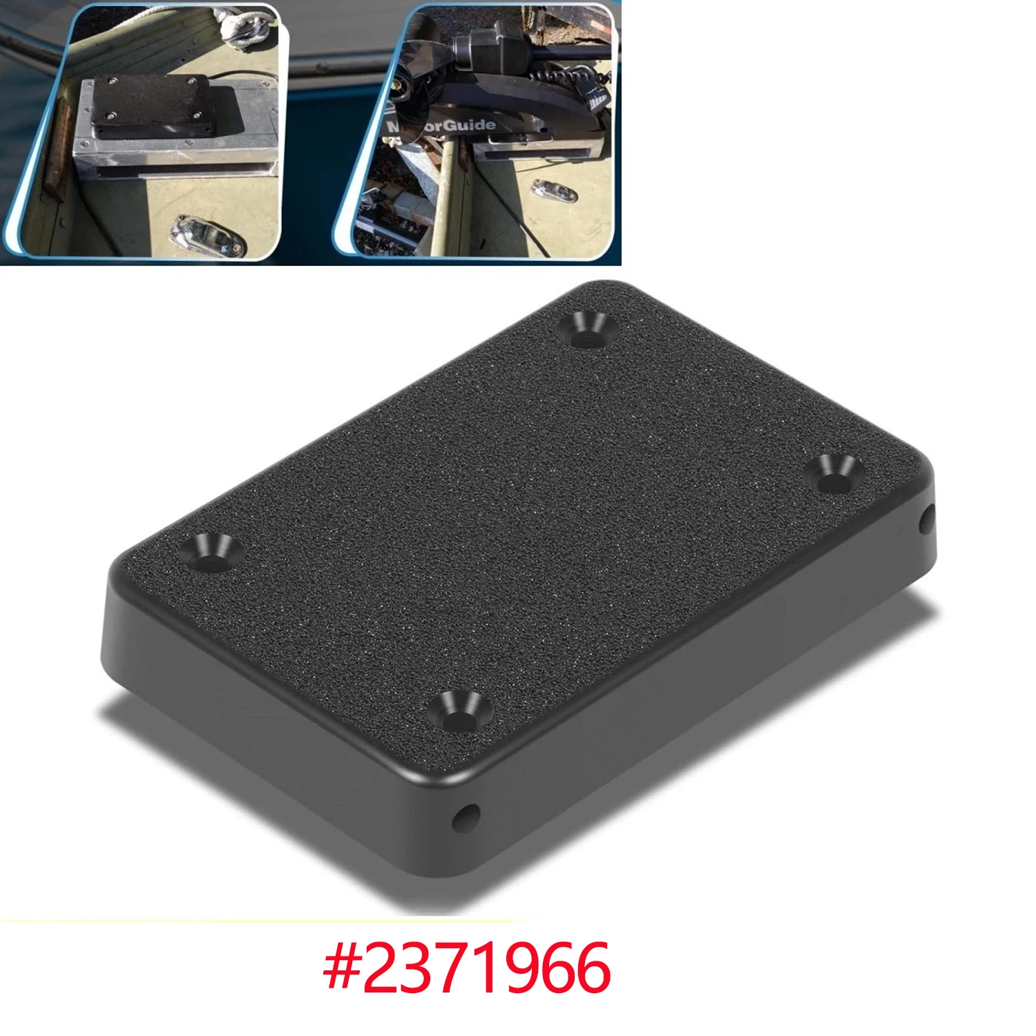 

2371966 Нижняя пластина внутренней пластины лодки, подходит для MotorGuide Xi5 Xi3, быстросъемный монтажный кронштейн для троллингового двигателя MKA-21