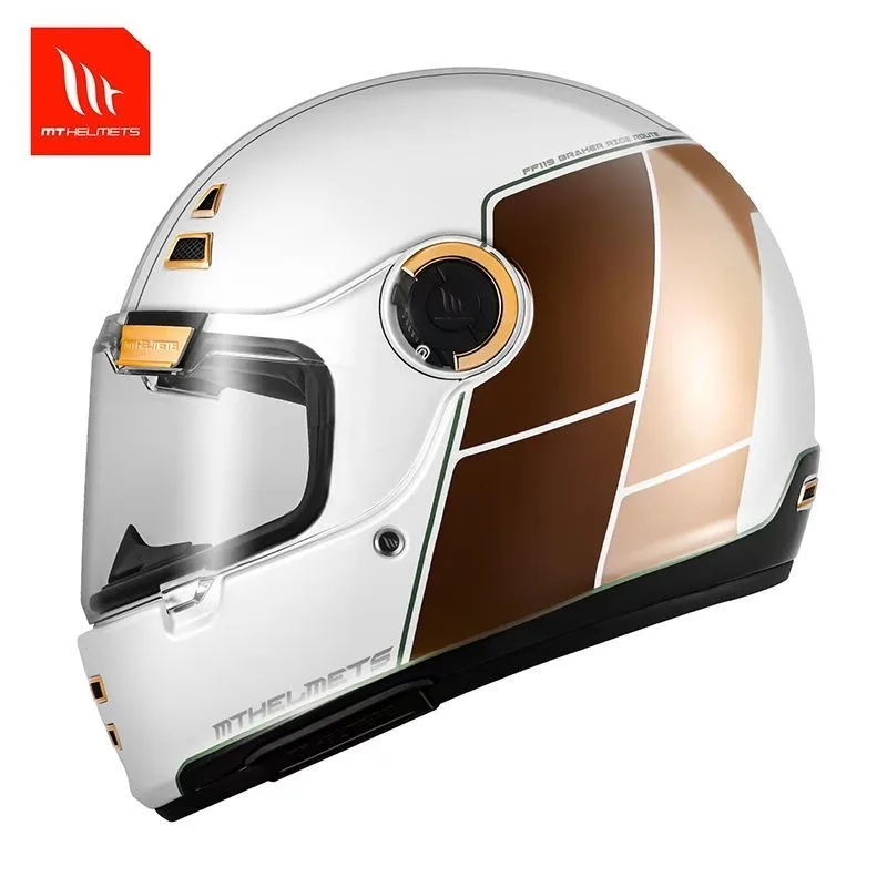 Airo Spanish MT Retro Open Face Motorcycle Helmet ABS Shell, Galama Racing, for Men Women, Summer Cruiser, All Seasons