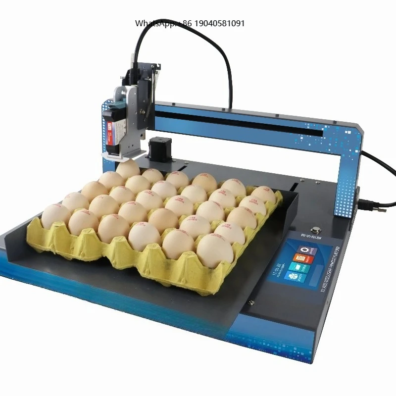 Fully Automatic Egg Ink Jet Printer 5-inch Touch Screen 600 Dpi HD Ink Jet Printer Ink Jet Printers for Chicken Egg