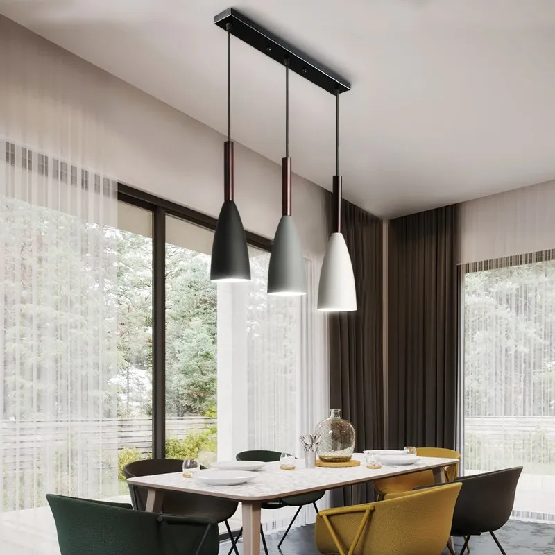 Modern Bottle shape Pendant Lights Restaurant Bar E27 Hanging Lamp For Dining Room Bedroom Luminaire Lighting Fixtures