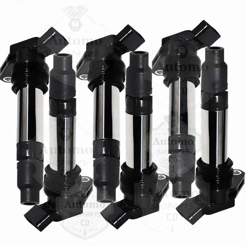 6PCS 30684245 Ignition Coil For Volvo S80 S60 V70 XC60 XC70 XC90 306842450 For Land Rover Freelander 2 06-14 LR002954 6G9N12A366