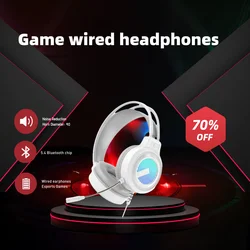 Casque de jeu SW-G8 filaire 7.1 canaux, suppression du bruit, casque multifonctionnel, ordinateur portable, casque de jeu USB