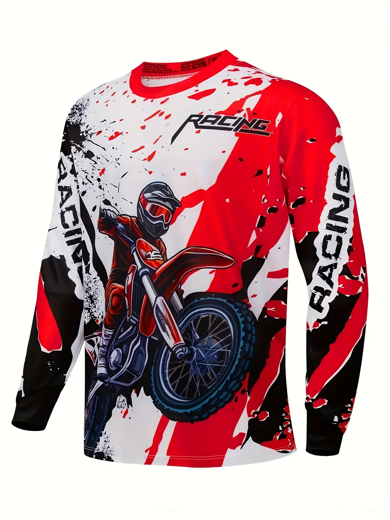 Мужская быстросохнущая одежда для велоспорта, рубашка для мотоцикла, горного велосипеда, дышащая, быстросохнущая, впитывающая пот рубашка с длинными рукавами