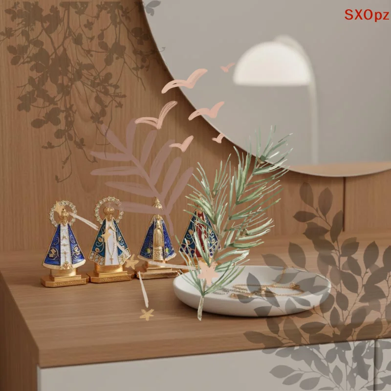Alloy Prayer For The Cross Figurines Room Decoration Bedroom: Accessories Household Home Decor