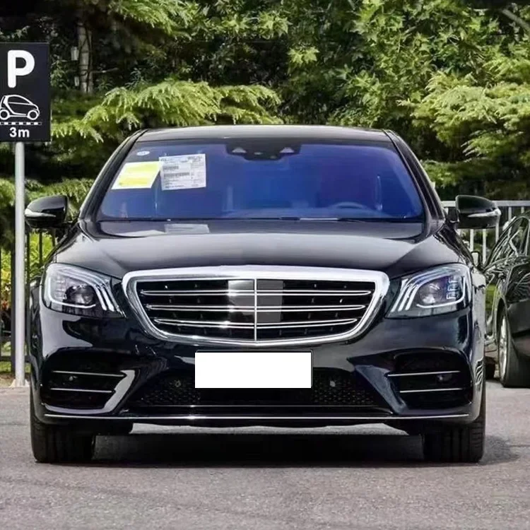 2006-2013 W221 S450 Front Body Kit Grill Fender Bumper LED Headlights Taillights Hood Plug and Play New Bolt-On