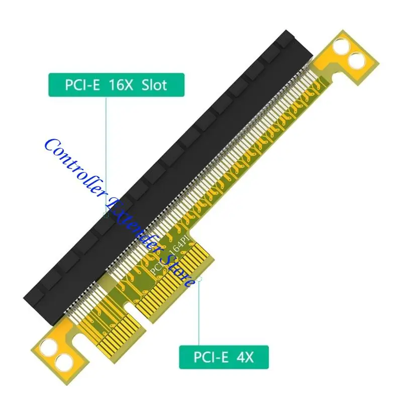 N84B Pcie 4X To 16X Extender Card Adapter Converter For Graphics Card Extension Stable Transmission Wide Compatibility