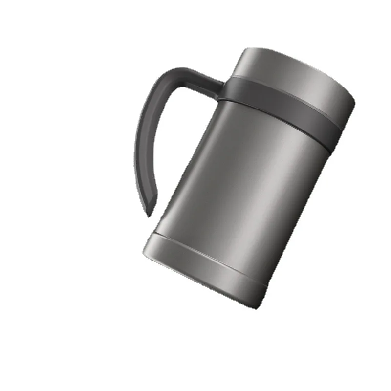 Imagem -05 - Térmico de Titânio Puro Copo Térmico com Alça Dupla Camada de Vácuo Vedação à Prova de Vazamento Ácido e Alcalino Resistente Office Tea Mug