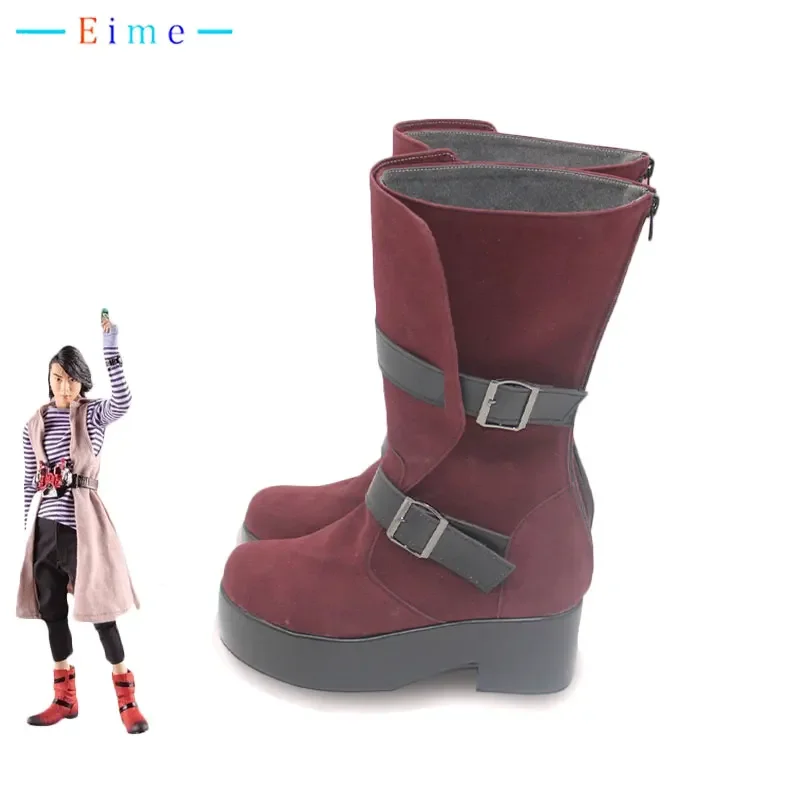 Philip Cosplay Shoes Sonozaki Raito Cosplay Prop Halloween Carnival Boots PU Leather Shoes Custom Made