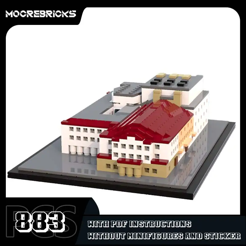 Famosi punti di riferimento La Scala Theate MOC Building Blocks Street View architettura modello Expert Collection mattoni giocattolo souvenir per bambini