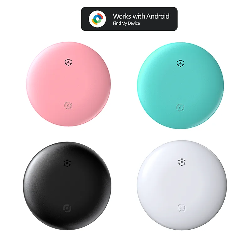 เครื่องติดตาม GPS อัจฉริยะขนาดเล็ก สำหรับแอป Google Find My อุปกรณ์เตือนป้องกันการสูญหาย ระบบระบุตำแหน่ง Android สำหรับกุญแจรถ สัตว์เลี้ยง และเด็ก