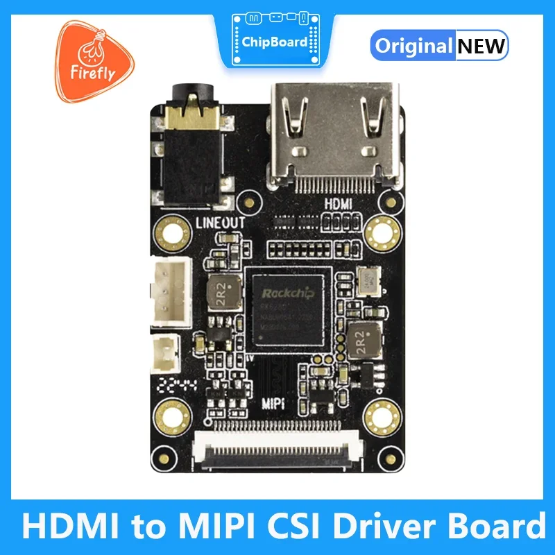 

Плата драйвера HDMI в MIPI CSI Преобразование видеосигнала 4K RK628D Firefly