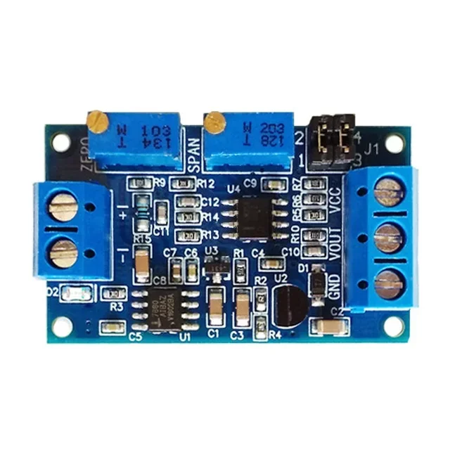 1 pz corrente a tensione da 0/4-20ma a 0-3.3V 5V 10V trasmettitore di tensione convertitore scheda modulo di conversione del segnale per arduino