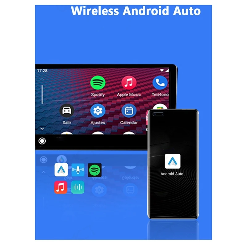 محول Carplay اللاسلكي أندرويد السيارات 2In1 الذكية دونغل لبيجو لشركة فولكس فاجن لتويوتا لسكودا لفولفو لكيا