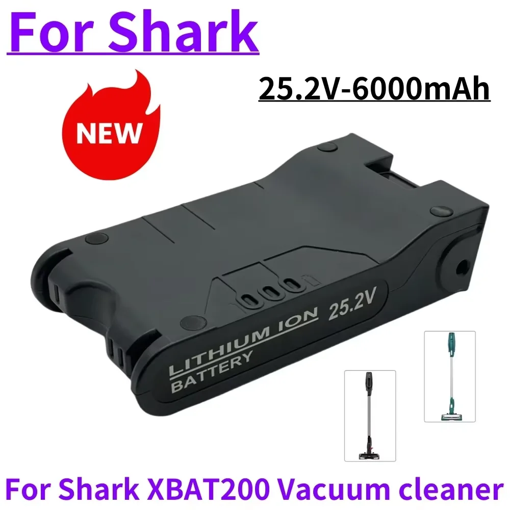 

For Shark XBAT200 ION Rocket IONFlex Cordless Vacuum Battery 25.2V 6000mAh Lithium-Ion Replacement Pack Vacuum Cleaners