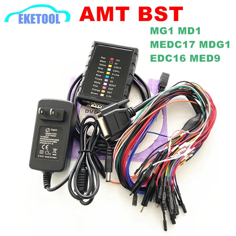 

AMT BST Universal Boot Service Tool Support MG1 MD1 MDG1 MEDC17 EDC16 MED9 V1.0.10.9 ECU Read&Write Pin Out ECU Upgrade Tool