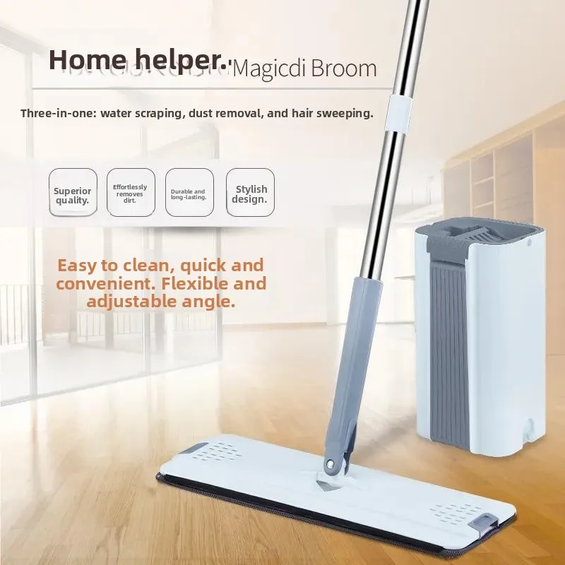 

Набор для уборки: швабра-флэт-моп без рук, двойная ленивая швабра, инструмент для мытья полов, хлопковая швабра, набор для домашней уборки