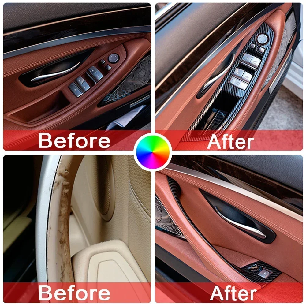 

Для BMW F10 F11 F18 2010-2016 RHD правый передний автомобильный подлокотник сиденья водителя внутренняя дверная ручка внутренняя панель тянущая накладка 4/7 шт.