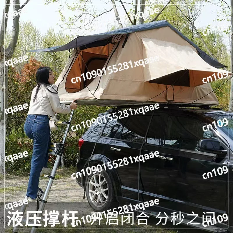 Roof tent Automatic camping tent Rainproof quick open folding aluminum alloy outdoor tent