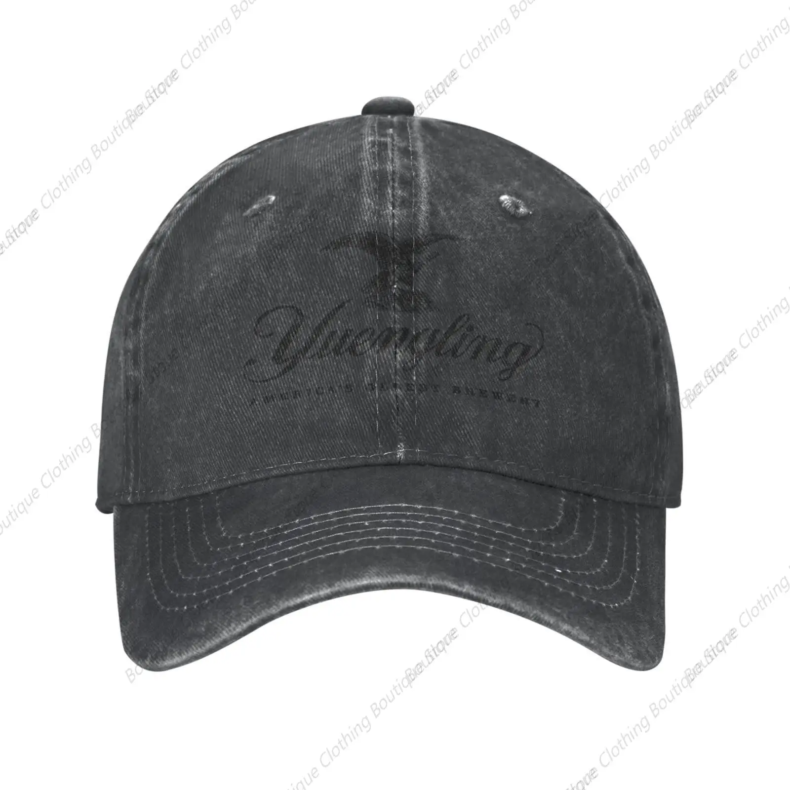 

Baseball Caps for Men Women,Washed Cotton Vintage Dad Hat Adjustable Trucker Cap Black