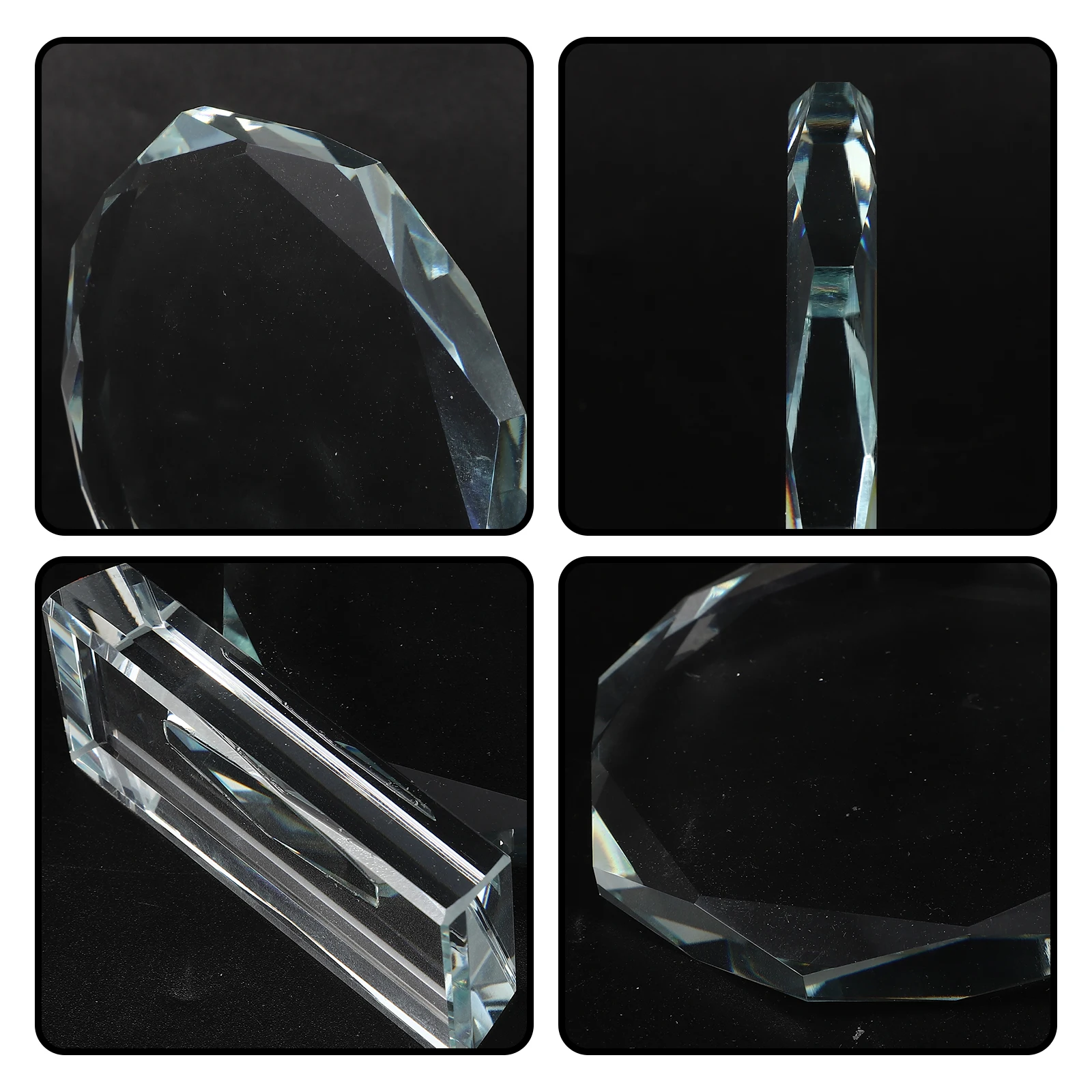 

Awards Ceremony Decorations Crystal Trophy Champion Small Transparent Glass Dad