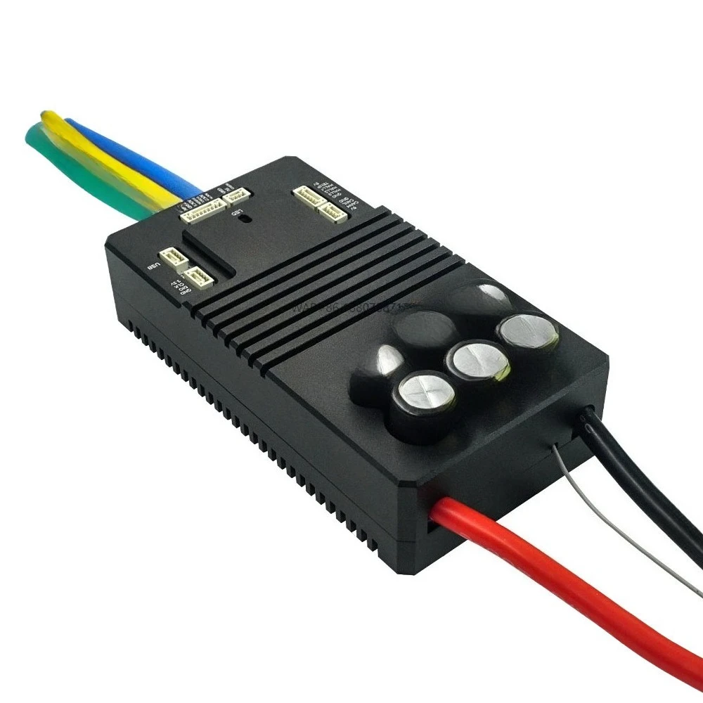 84 فولت FSESC 75200 Pro تيار عالي يعتمد على VESC مع ثنائي الفينيل متعدد الكلور من الألومنيوم لروبوت القتال لركوب الأمواج Ebike Efoil