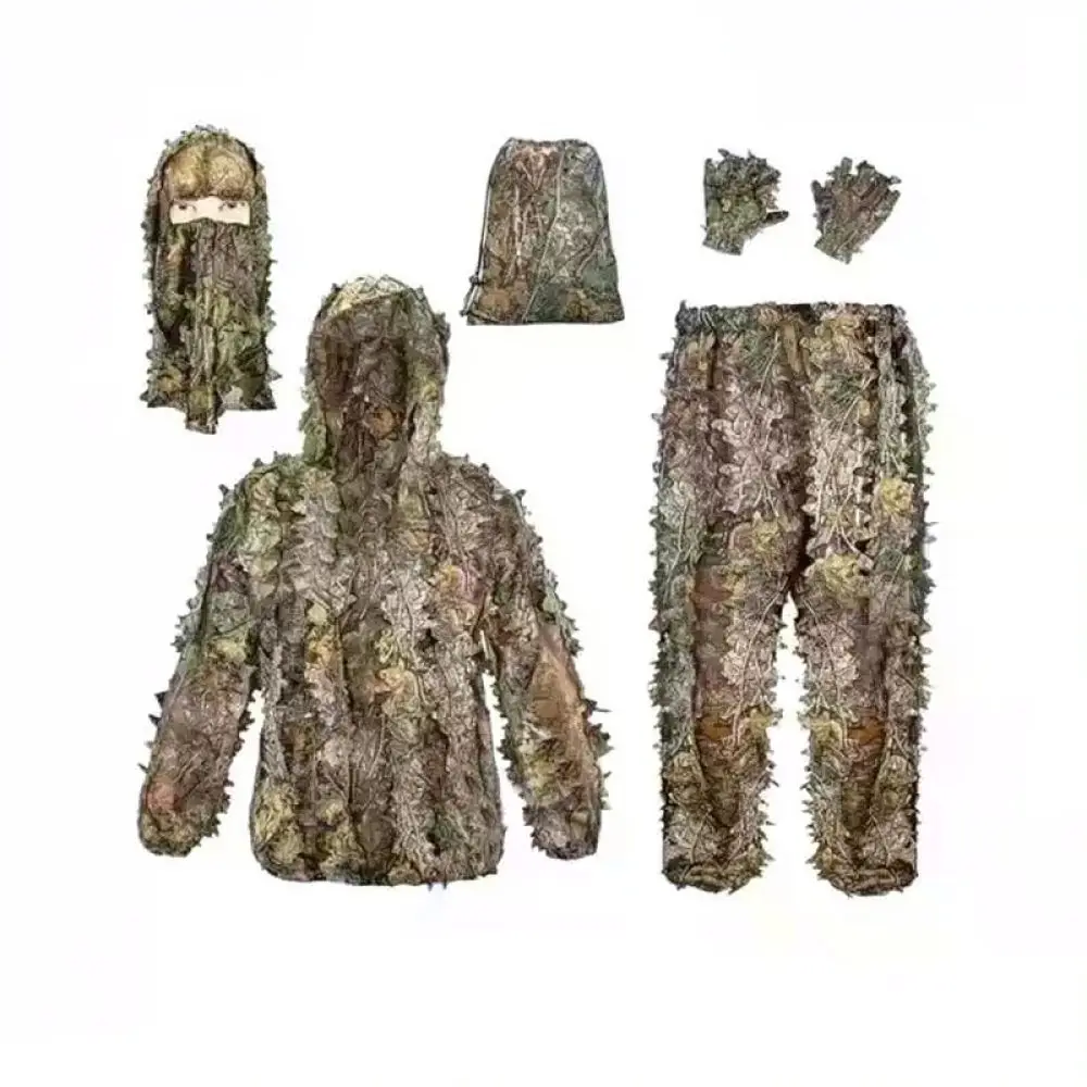 tactical-3d-dry-leaf-ghillie-cloak-breathable-camo-suit-for-hunting-birding-wildlife-photography-outdoor-concealment