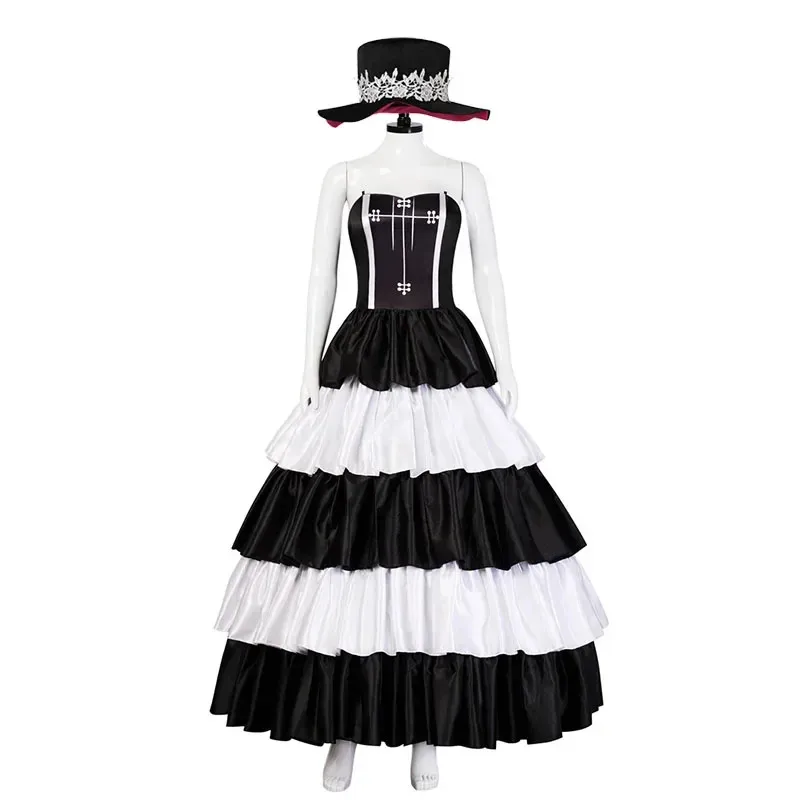 زي بيرونا التنكري أنيمي شبح الأميرة فستان شعر مستعار لحفلات الهالوين للنساء والفتيات