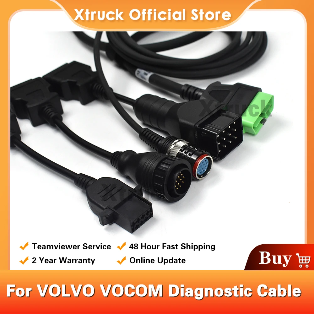 For Truck excavator Diagnostic Cable for vocom II 88890400 VOCOM 2 Diagnostic TOOL for VOCOM 88890300 OBD