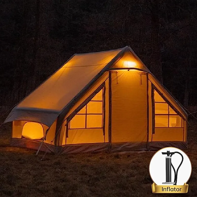 Portable inflatable hangar tent/inflatable activity cabin tent/inflatable building trade tent