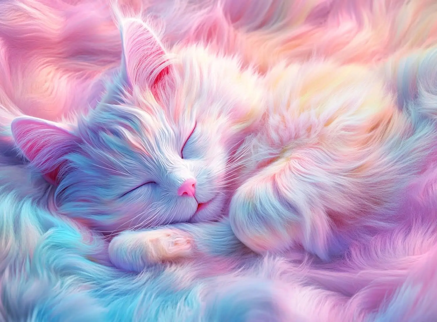 

300/500/1000Pcs Wooden Puzzle Cure Sweet Cat Jigsaw Puzzle for Gameroom Bedroom Livingroom Decor Family Fun Activity Friend Gift